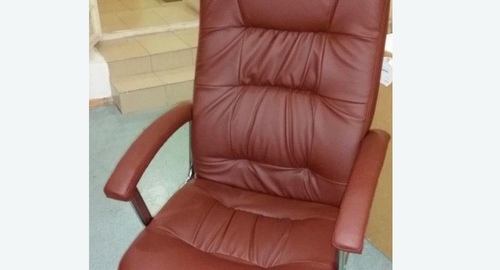 Обтяжка офисного кресла. Звездная