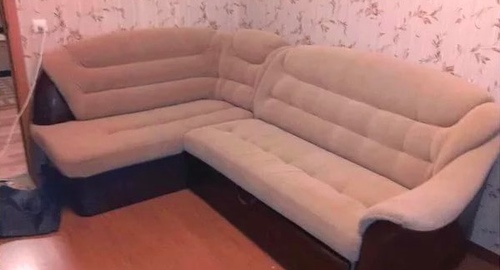 Перетяжка углового дивана. Звездная